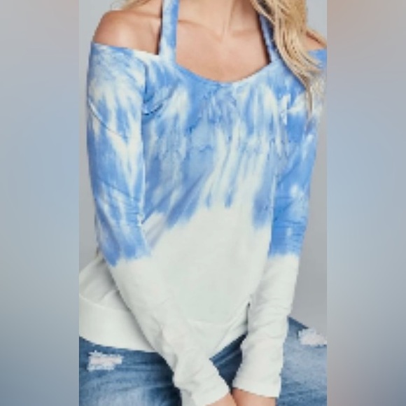 Venus Ombre Halter Neck Sweatshirt - Picture 3 of 3